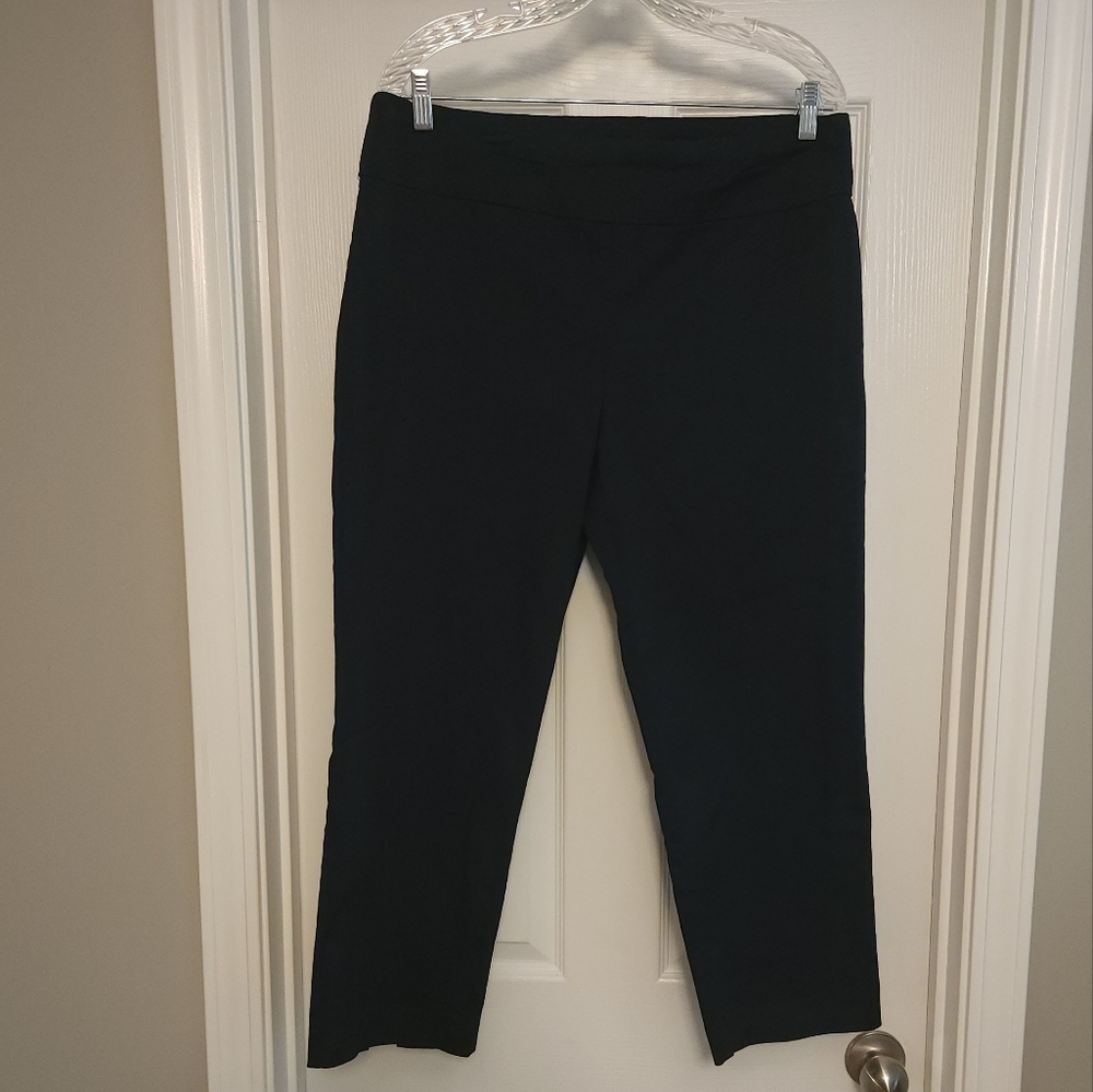 Size 14 Crown & Ivy Navy Stretch Dress Pants